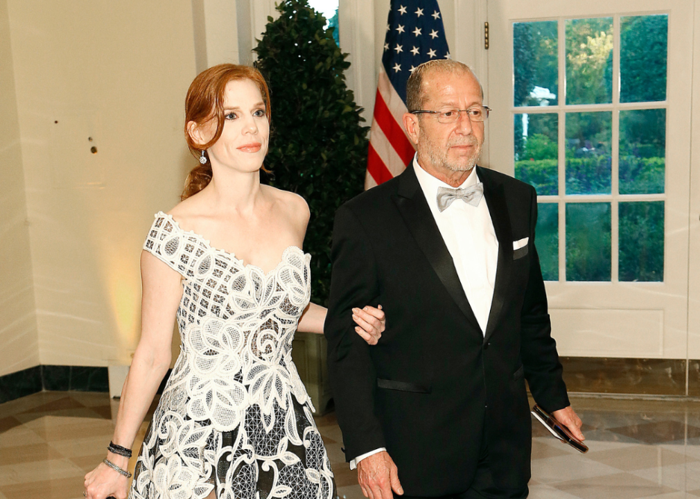 Saul Fox and Hannah Strobel at The White House. 