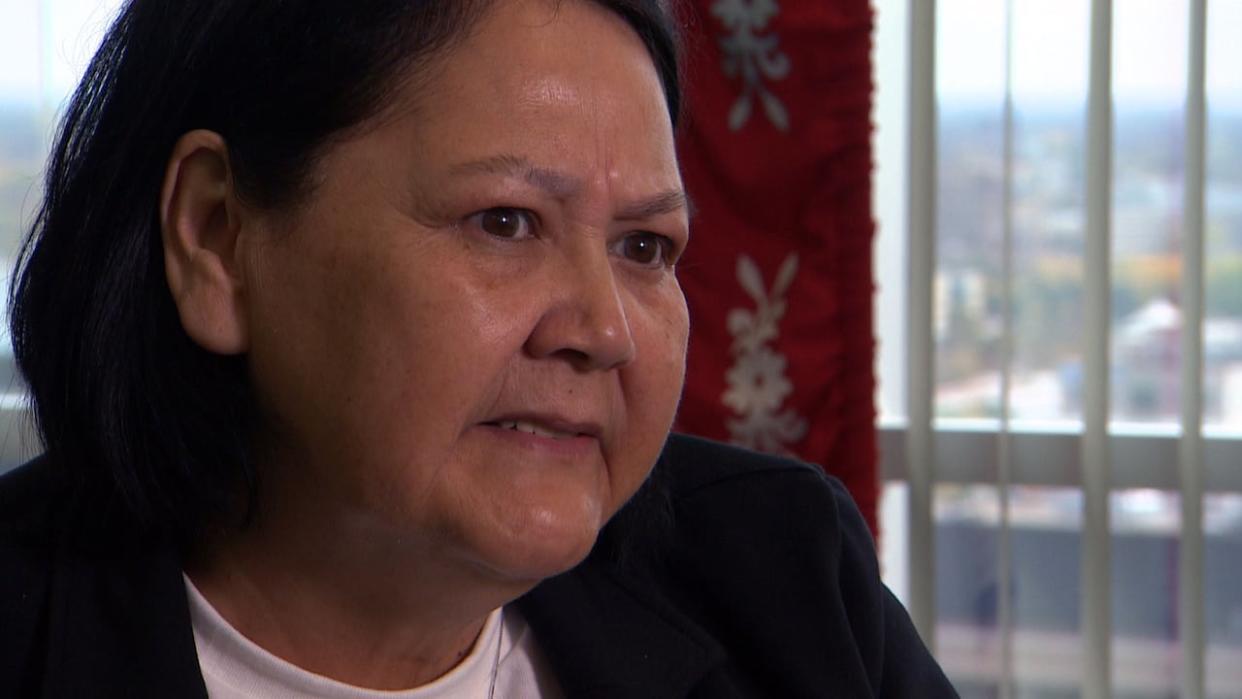 Cathy Merrick, grand chief of the Assembly of Manitoba Chiefs, wants the federal Indigenous affairs ministers to be transparent about their plans to cut spending.  (Tyson Koschik/CBC - image credit)