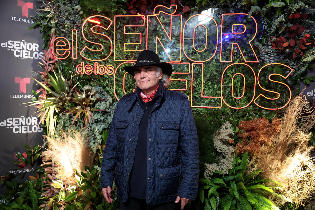 Salvador Pineda en el Convento de San Hipólito. (Hector Vivas/TELEMUNDO via Getty Images)