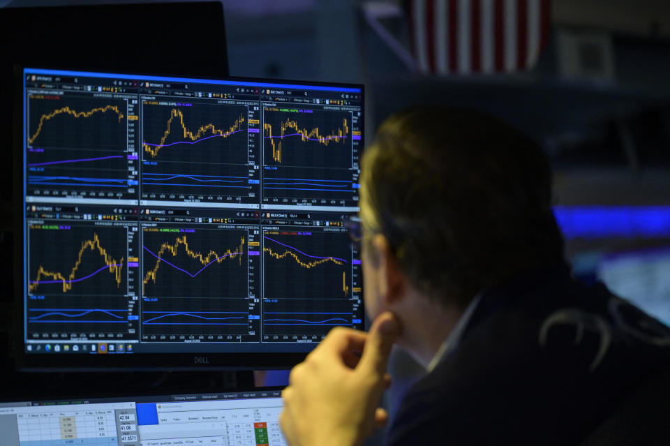 Global stocks were lower amid growth and interest rates hikes concerns. Photo: Angela Weiss/AFP via Getty