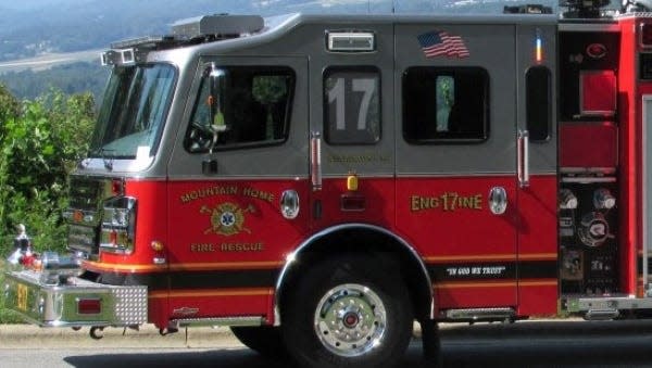 Mountain Home Fire & Rescue fire engine No. 17.