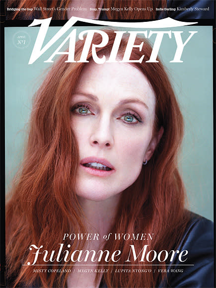 First Look: Lupita Nyong'o, Julianne Moore and More Cover Variety's Power of Women Issue| Variety, Julianne Moore, Lupita Nyong'o, Vera Wang