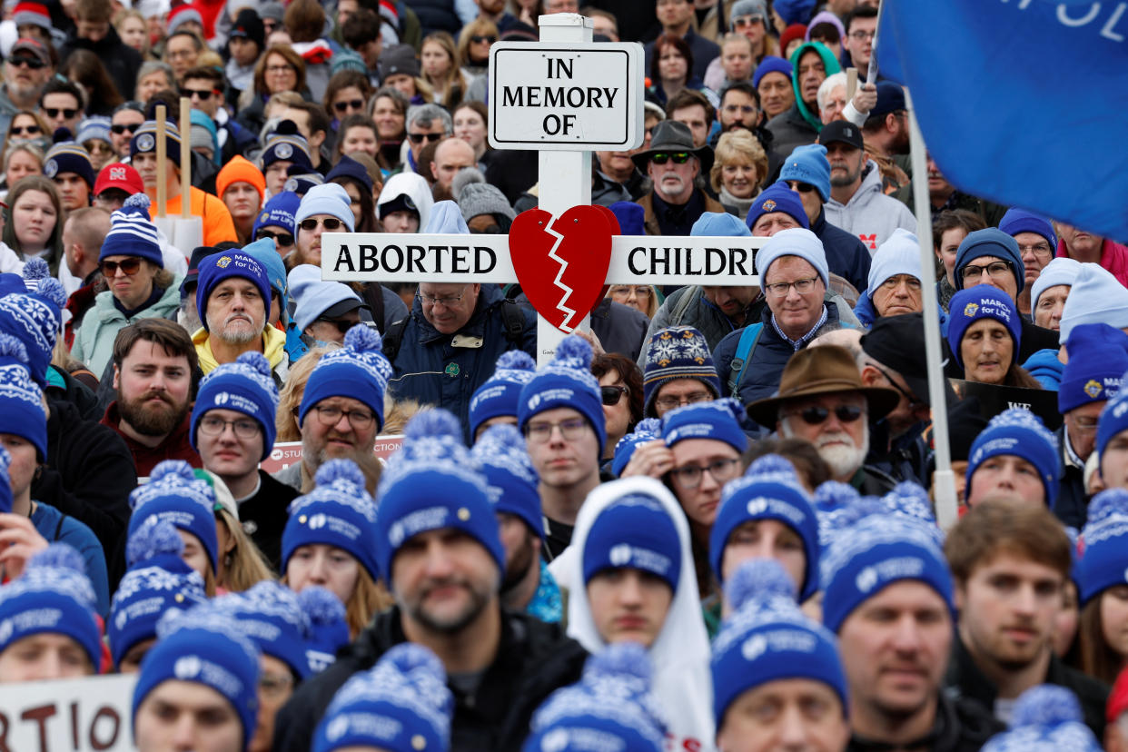 Anti-abortion demonstrators 