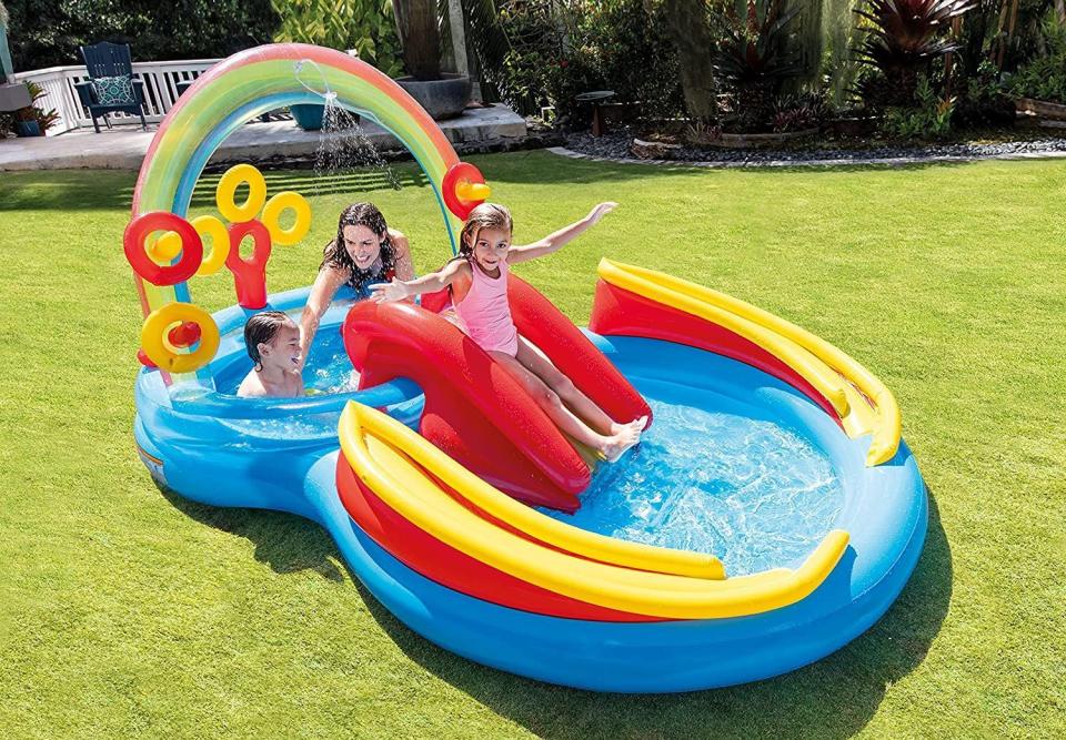 Rainbow Ring Inflatable Play Center