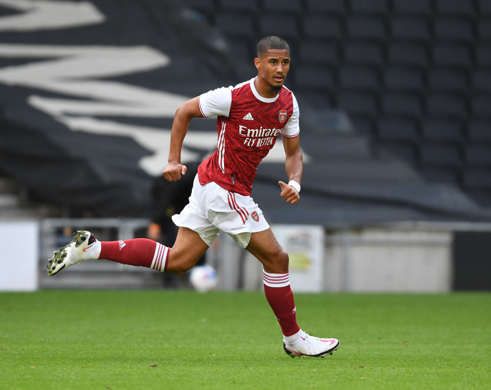 William Saliba will bolster the defence for Arsenal along with Gabriel MagalhaesGetty