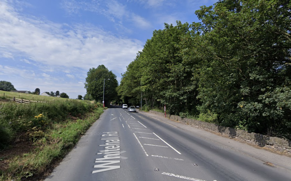 A file image of Whitehall Road in New Farnley, where the COVID wedding breach happened on Saturday. (Google Street View)