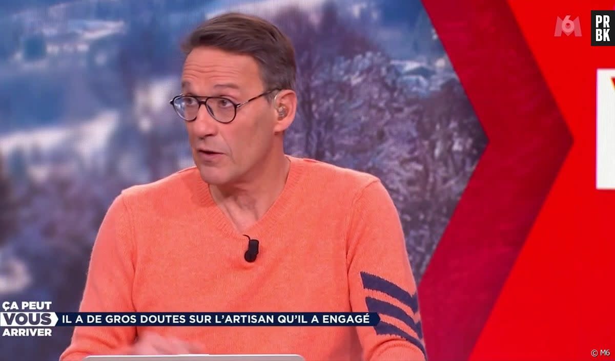 Julien Courbet balance sur l'une de ses chroniqueuses dans Ca peut vous arriver le mercredi 8 février 2023 sur M6 - M6