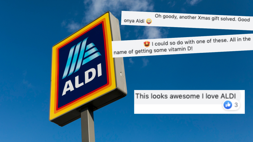 (Source: Getty, Facebook/Aldi Australia)