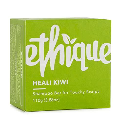 15) Ethique Solid Shampoo Bar for Touchy Scalps - Eco-Friendly, Sustainable, Plastic Free - Heali Kiwi, 3.88oz (Pack of 1)