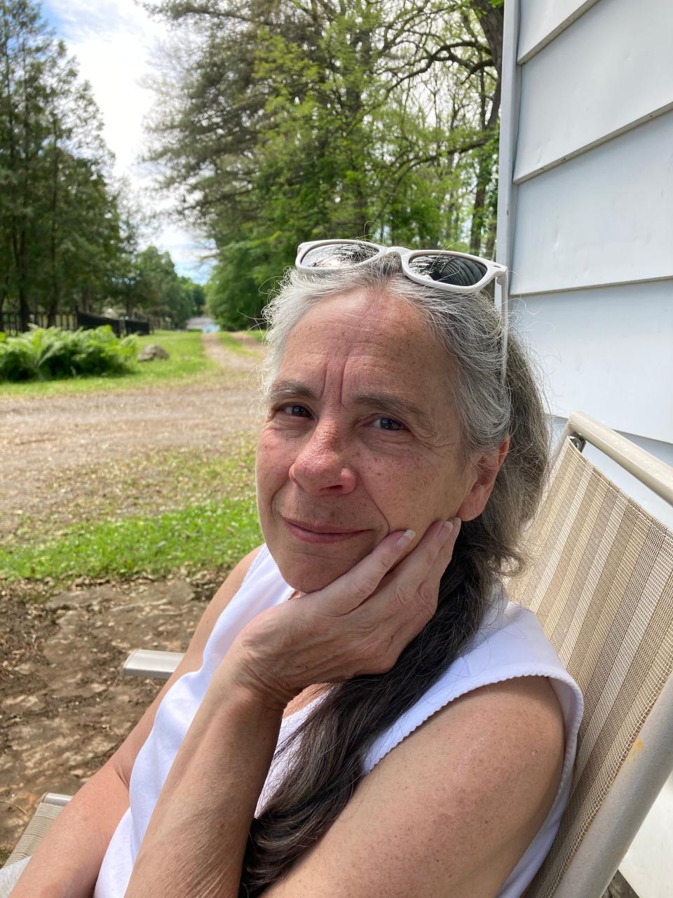 Lee Ann Mumbach, the superintendent of Temple Hill Cemetery in Geneseo, Lvinigston County.