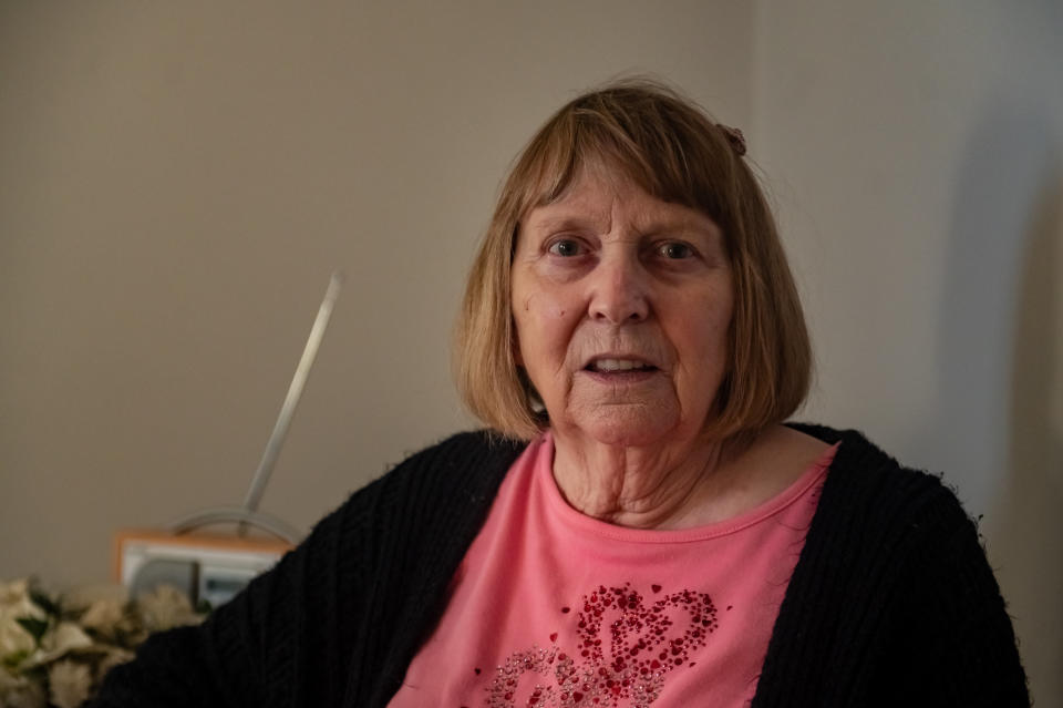 Ann Baker is waiting for open heart surgery and lives on the fifth floor. (SWNS)