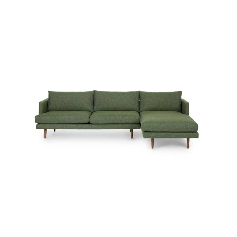 Burrard Forest Green Right Sectional