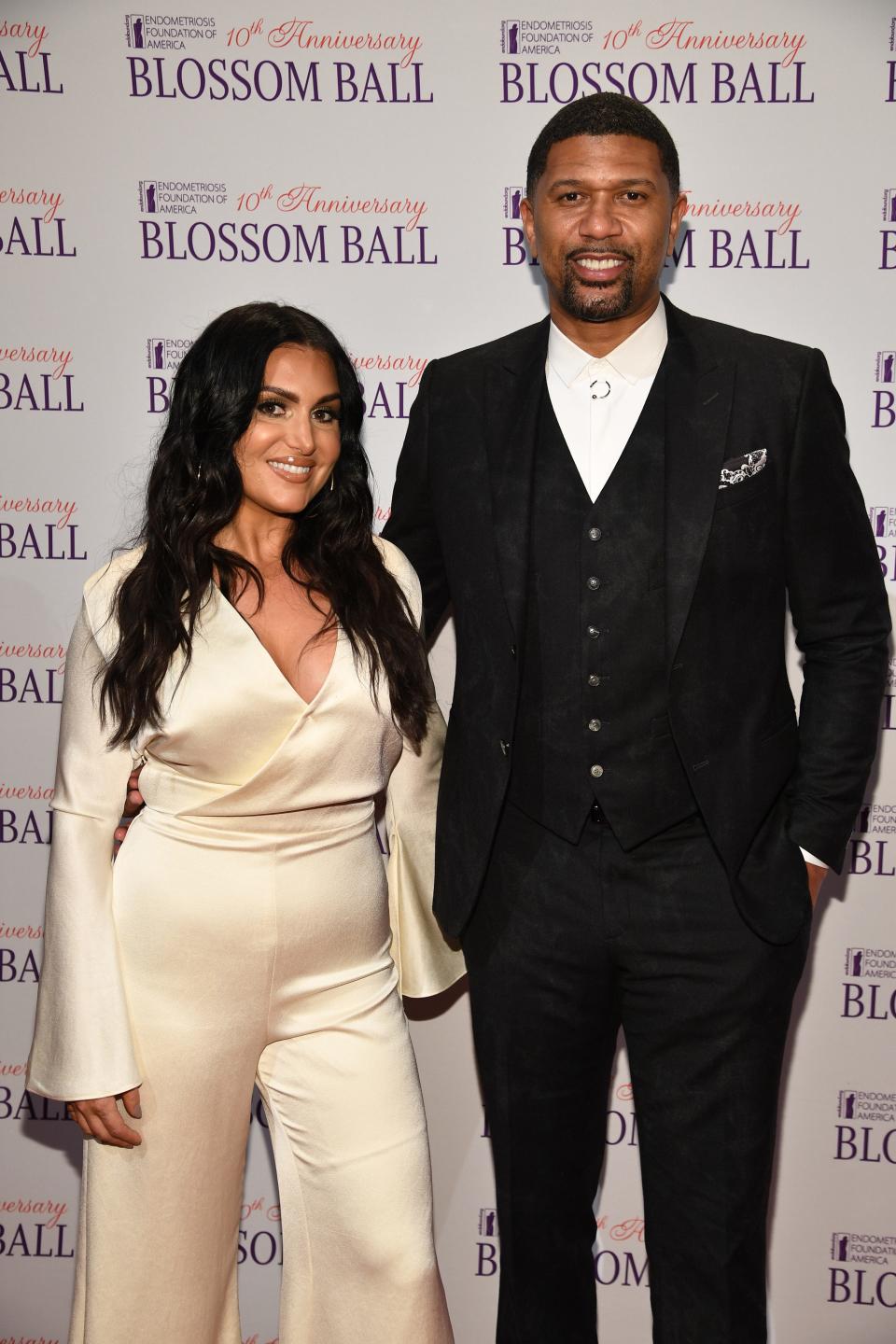 Molly Qerim and Jalen Rose in 2019.