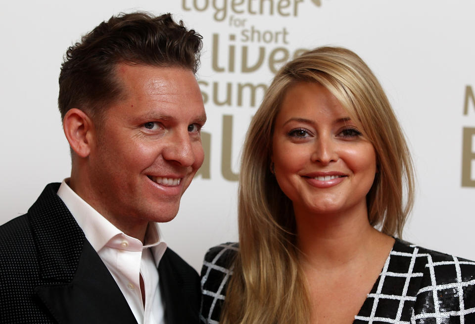 Nick Candy and wife Holly Valance, pictured here in London in 2015.
