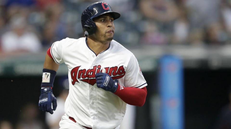Cleveland Indians outfielder Leonys Martin will not be cleared to resume baseball training this season after surviving a life-threatening bacterial infection. (AP)