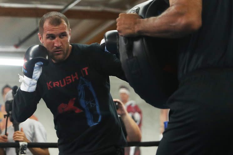 Although he wasn’t at the top of his game, Sergey Kovalev believes he beat Andre Ward in their first fight. (Getty Images)