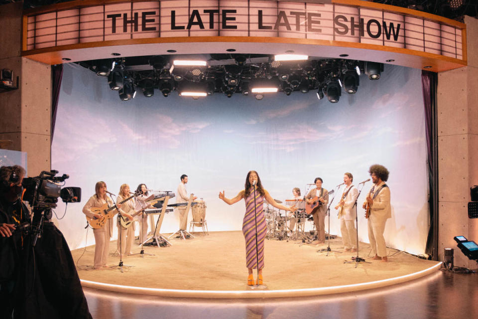 Lorde performing at The Late Late Show with James Corden that aired Monday, August 23, 2021. - Credit: CBS