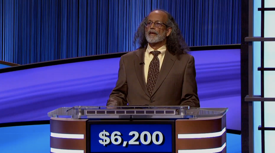 <em>Jeopardy!</em> contestant Adrian Alcalá answered the clue correctly. (Photo: SnapStream)