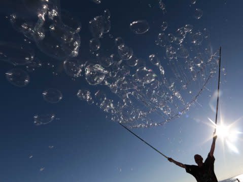 soap bubbles in nice