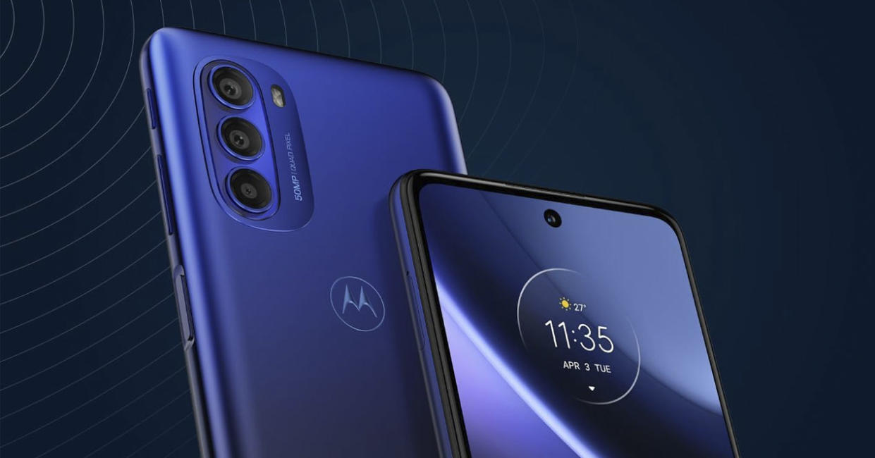 El celular Moto G51 5G de Motorola - Imagen: Amazon México