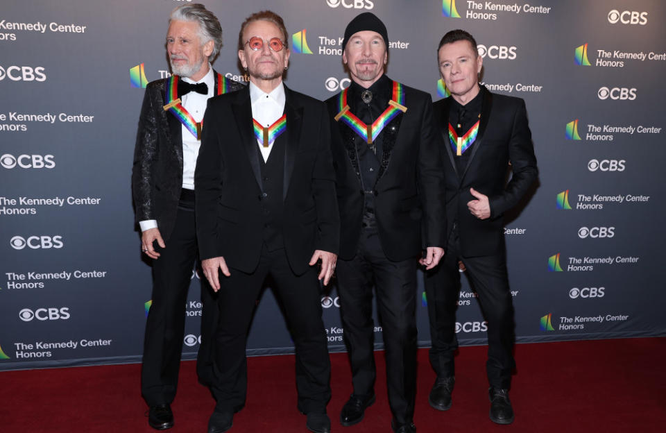 U2 were among the 2022 honourees along with George Clooney and Gladys Knight credit:Bang Showbiz