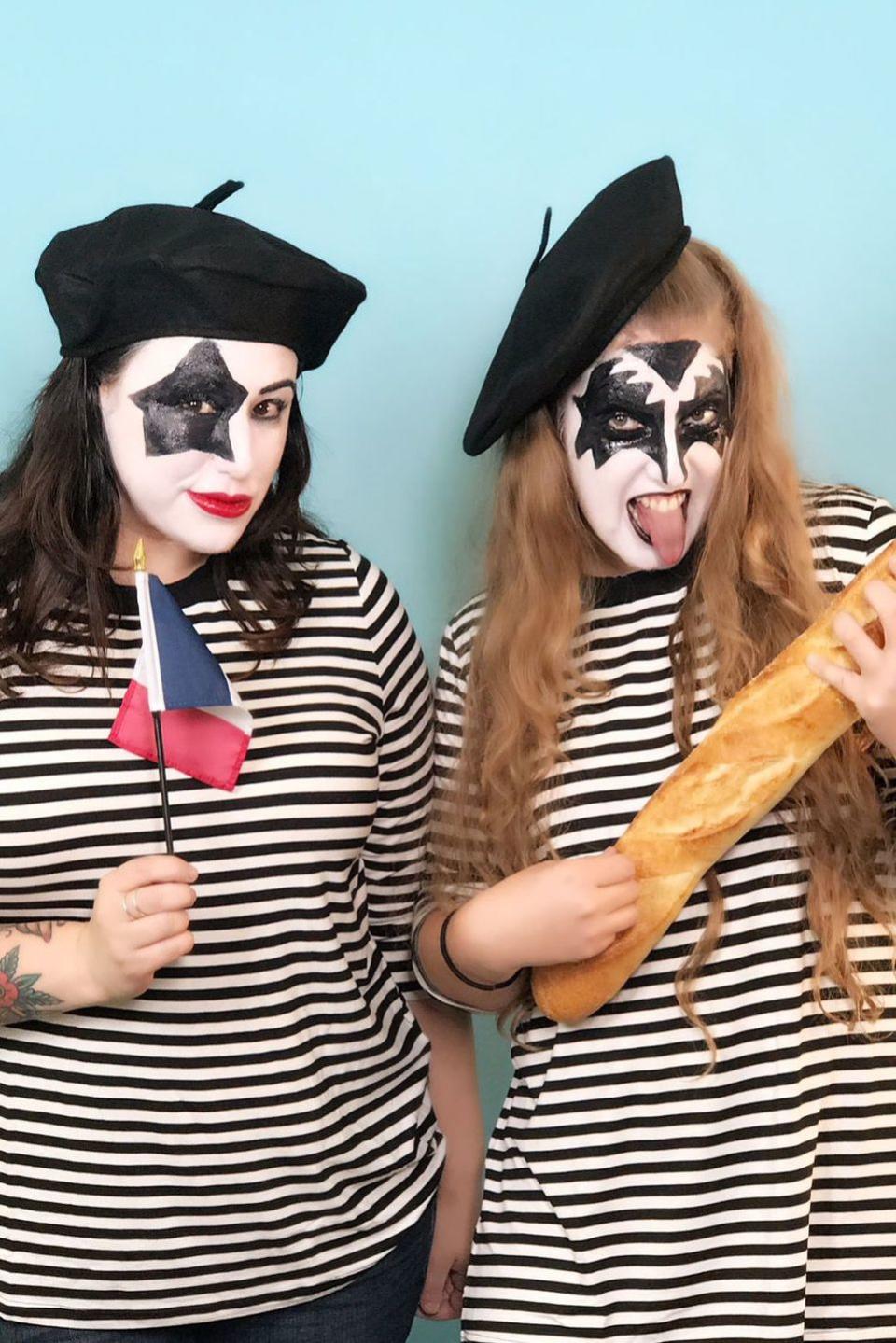 <p>Anyone with a striped shirt and beret can easy achieve this <a href="https://www.countryliving.com/diy-crafts/g22216730/pun-costumes/" rel="nofollow noopener" target="_blank" data-ylk="slk:punny costume idea;elm:context_link;itc:0;sec:content-canvas" class="link ">punny costume idea</a>.</p><p><strong>Get the tutorial at <a href="https://www.goodhousekeeping.com/holidays/halloween-ideas/g3848/pun-halloween-costume-ideas/?slide=2" rel="nofollow noopener" target="_blank" data-ylk="slk:Good Housekeeping;elm:context_link;itc:0;sec:content-canvas" class="link ">Good Housekeeping</a>.</strong></p><p><a class="link " href="https://www.amazon.com/NYFASHION101-French-Lightweight-Casual-Classic/dp/B00MHX5UVW/?tag=syn-yahoo-20&ascsubtag=%5Bartid%7C10050.g.23785711%5Bsrc%7Cyahoo-us" rel="nofollow noopener" target="_blank" data-ylk="slk:SHOP BERETS;elm:context_link;itc:0;sec:content-canvas">SHOP BERETS</a> </p>