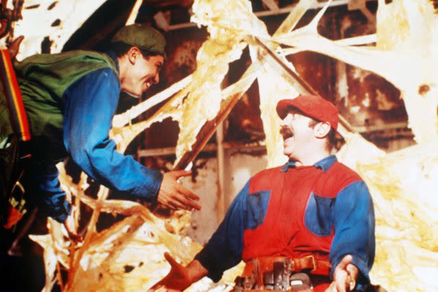 Hollywood Pictures/Kobal/Shutterstock John Leguizamo and Bob Hoskins in <em>Super Mario Bros.</em> (1993)