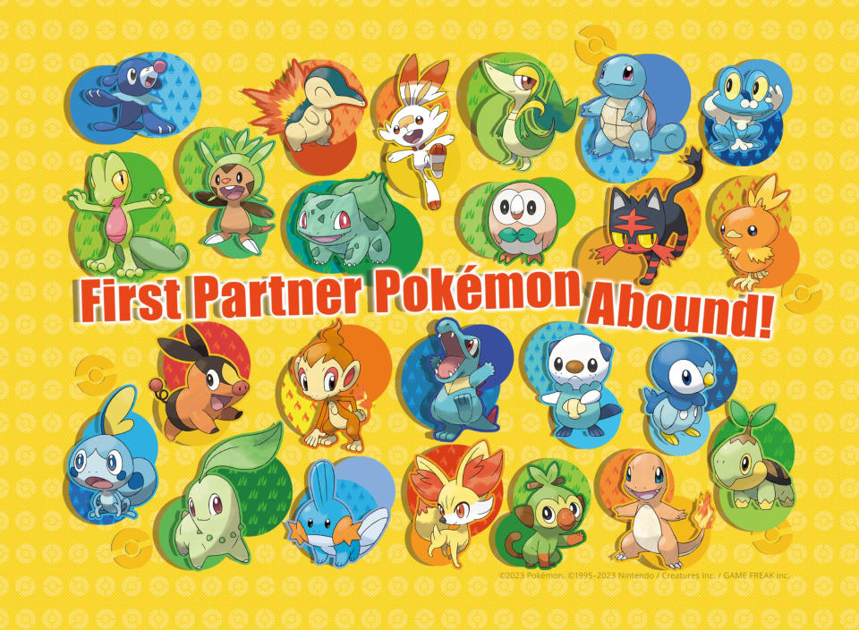 Todos los Pokémon iniciales aparecerán en Paldea gracias al DLC