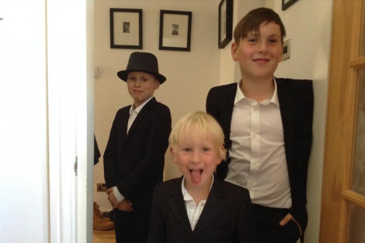 Seb Hughes as a child (right) with brothers Oscar (left) and Lucas (middle) <i>(Image: OSCAR's)</i>