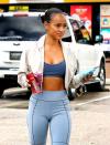 <p>Karrueche Tran fuels up on Coke Energy in New Orleans on Monday.</p>