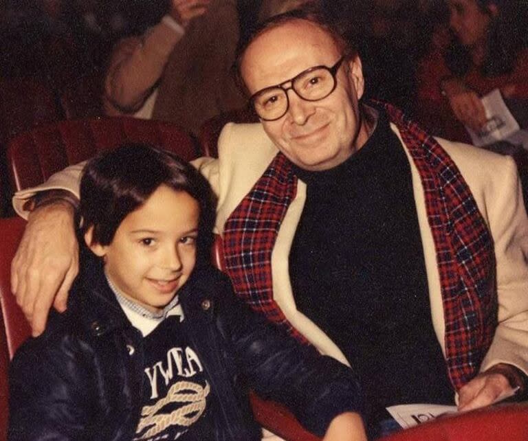 Tiempos felices; el compañerismo siempre acompañó el vínculo entre Nacho Lunadei y su padre