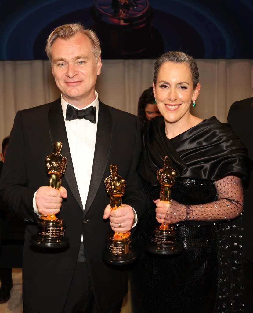 Christopher Nolan and Emma Thomas 96th Annual Academy Awards, Governors Ball, Los Angeles, California, USA - 10 Mar 2024