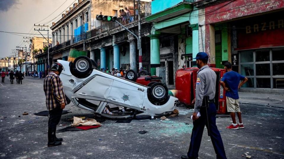 marchas en Cuba, 2021