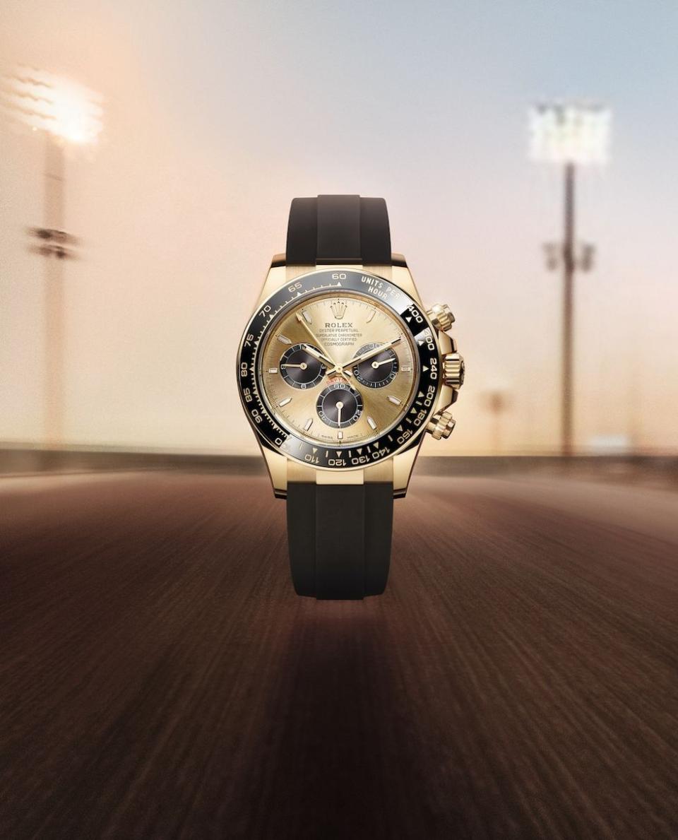 oyster perpetual cosmograph daytona, 40mm, yellow gold