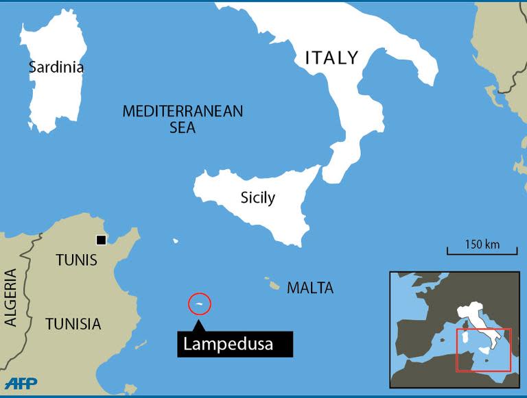 Italy says over 170,000 migrants entered its territory in 2014 -- many arriving on the Mediterranean island of Lampedusa -- after being picked up by the navy, coastguard or merchant ships