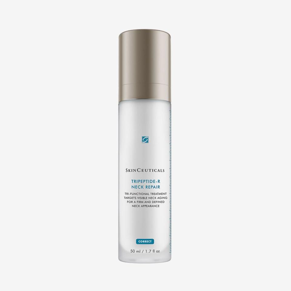 <p><a href="https://go.redirectingat.com?id=74968X1596630&url=https%3A%2F%2Fwww.dermstore.com%2Fskinceuticals-tripeptide-r-neck-repair-cream%2F12667337.html&sref=https%3A%2F%2Fwww.elle.com%2Fbeauty%2Fmakeup-skin-care%2Fg21765364%2Fbest-neck-cream%2F" rel="nofollow noopener" target="_blank" data-ylk="slk:Shop Now;elm:context_link;itc:0;sec:content-canvas" class="link ">Shop Now</a></p><p>Tripeptide-R Neck Repair Cream</p><p>dermstore.com</p><p>$136.00</p><span class="copyright">Skinceuticals</span>