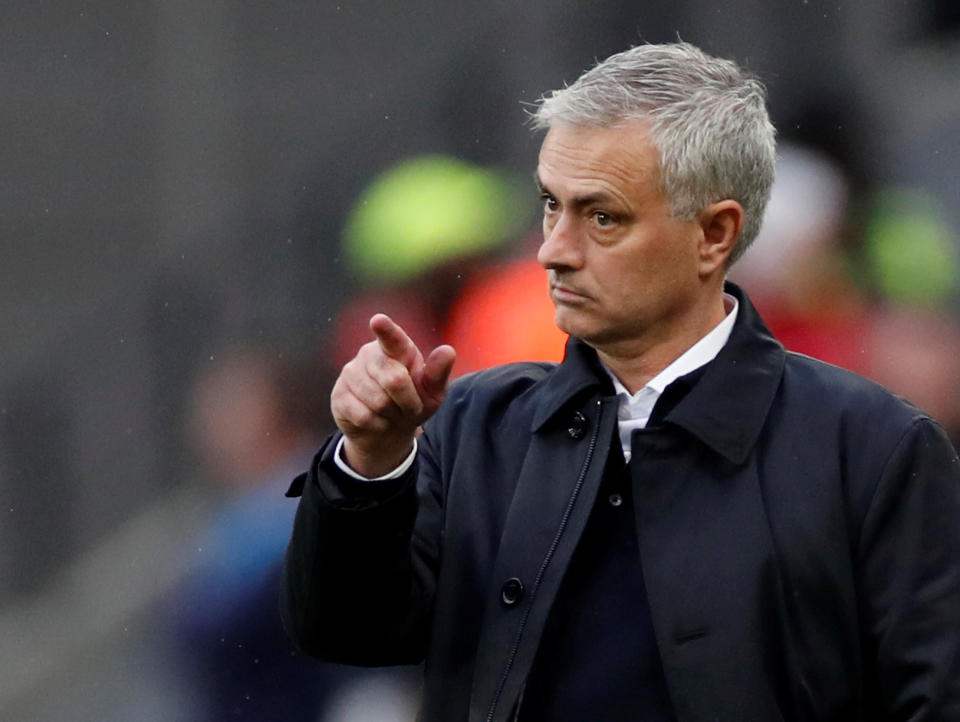 Jose Mourinho will look to get his third win in three games with Tottenham Hotspur this weekend. (REUTERS/David Klein)