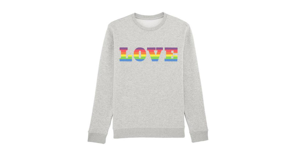 Dandy Star Love Rainbow Sweatshirt Adult |