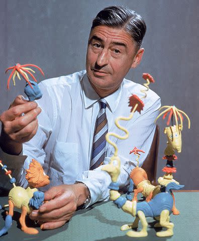 <p>John Bryson/Getty</p> Dr. Seuss in 1959