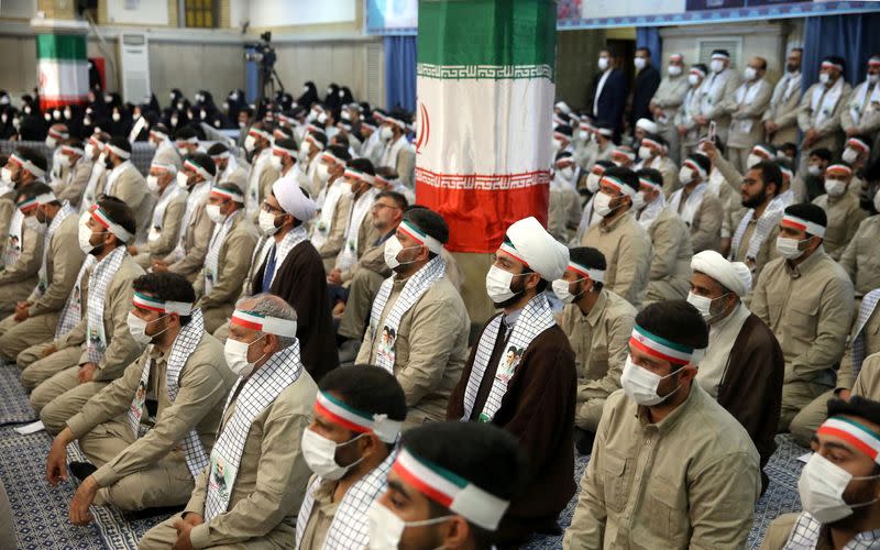 Khamenei meets with Basij militia forces in Tehran