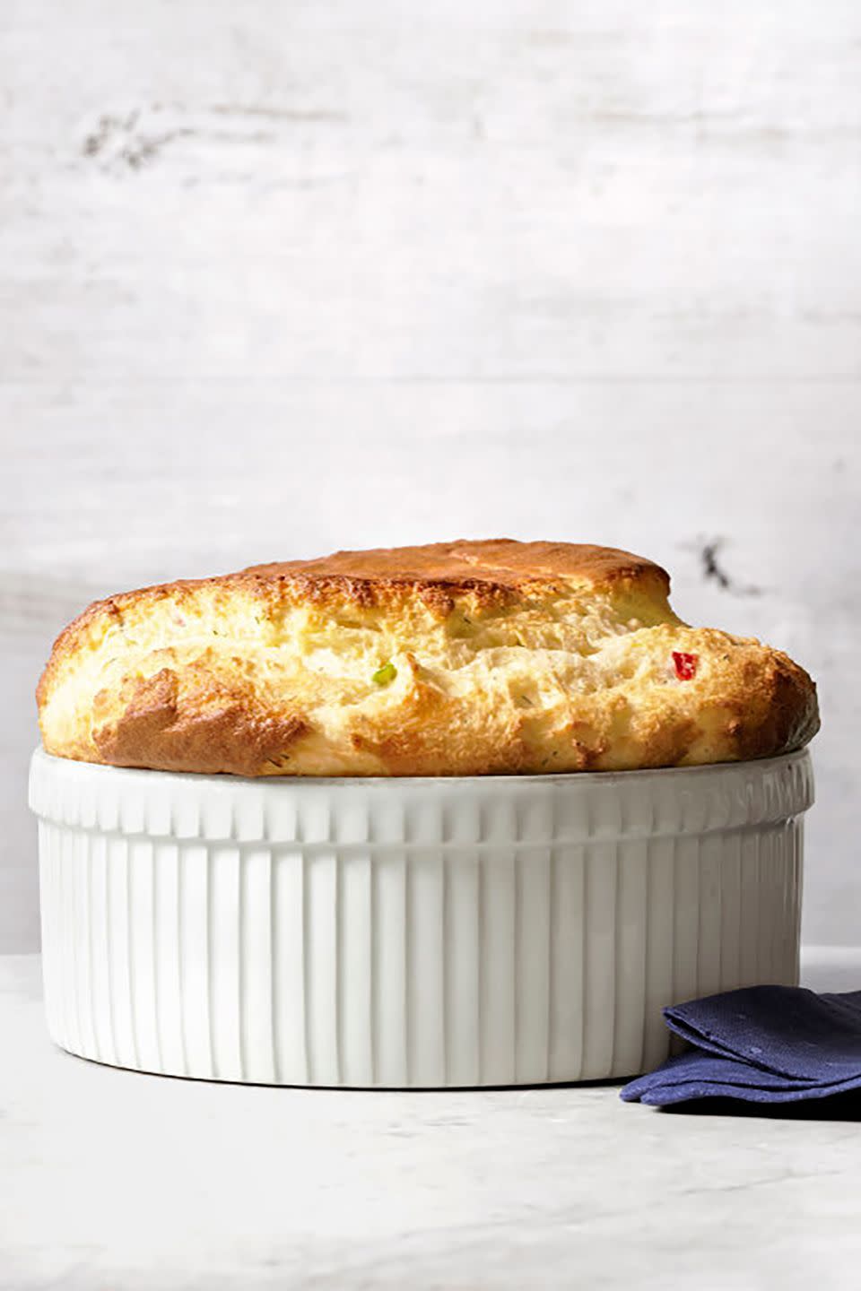 Havarti Soufflé with Scallions and Dill