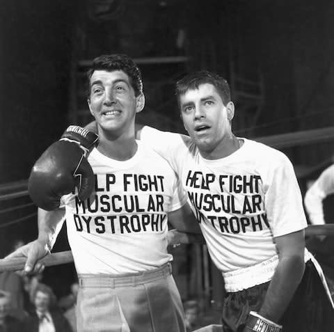 Dean Martin (left) with Jerry Lewis in 1954 - Credit: Michael Ochs Archives/Getty Images