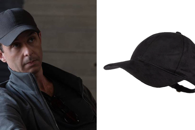 Loro Piana Logo suede baseball cap