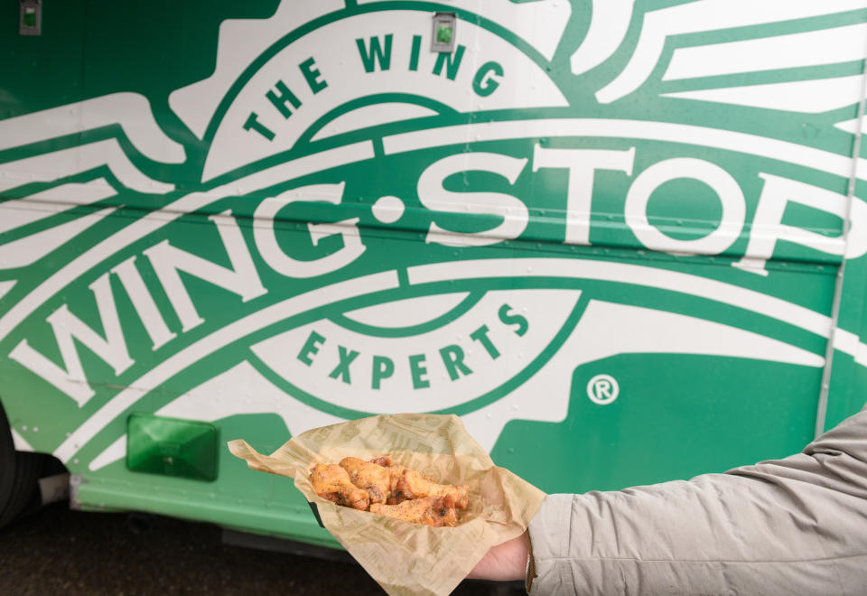 DETROIT, MI - APRIL 29:  Wingstop Charities and Jalen Rose celebrate the academic achievements of Jalen Rose Leadership Academy students in Detroit who achieved a GPA of 3.0 or higher last semester on April 29, 2019 in Detroit, Michigan.  (Photo by Daniel Boczarski/Getty Images for Wingstop)