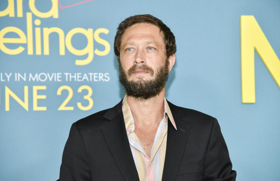 Ebon Moss-Bachrach attends the premiere for 