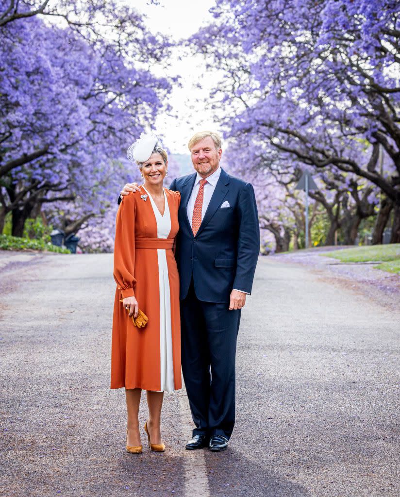 dutch royals state visit to south africa day one