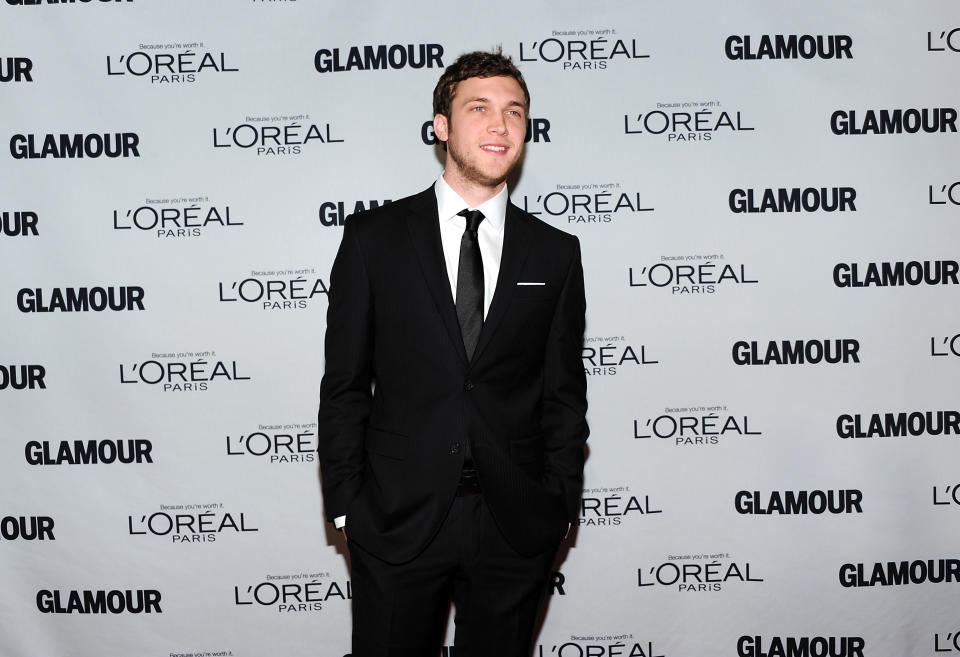 Singer Phillip Phillips attends Glamour Magazine's 22nd annual "Women of the Year Awards" at Carnegie Hall on Monday Nov. 12, 2012 in New York. (Photo by Evan Agostini/Invision/AP)