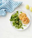 <p>Smoky salmon patties get a zesty kick from the spicy cucumber salad.</p><p><em><a href="https://www.womansday.com/food-recipes/food-drinks/recipes/a53319/salmon-cakes-and-cucumber-salad/" rel="nofollow noopener" target="_blank" data-ylk="slk:Get the Salmon Cakes and Cucumber Salad recipe.;elm:context_link;itc:0;sec:content-canvas" class="link ">Get the Salmon Cakes and Cucumber Salad recipe.</a></em></p>