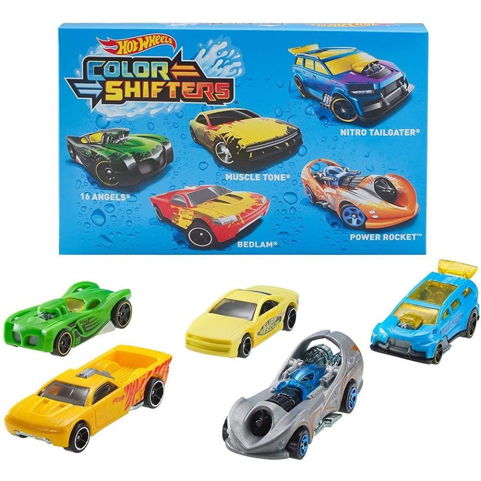 7) 5 Car Pack Color Changing Toy Cars