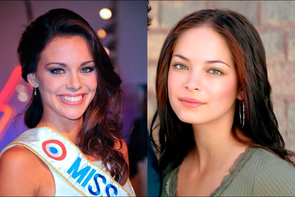 <p>Le joli minois de Marine Lorphelin (Miss France 2013) rappelle celui de l’actrice Kristin Kreuk.<br>Crédit photo : Getty Images </p>